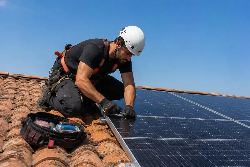 Maintenance et monitoring de panneaux solaires à Bassens