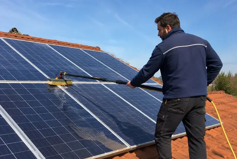 Nettoyage et entretien de panneaux solaires à Bassens
