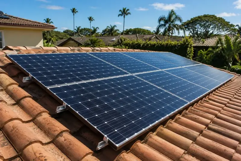Installation de panneaux solaires à Bassens